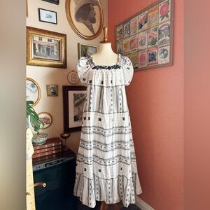 Free People Jamie Embroidered Maxi Dress